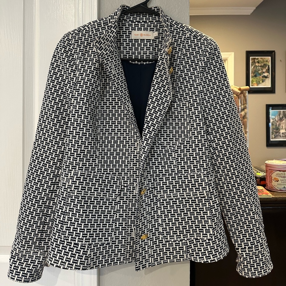 Tory Burch Patterned Blazer
